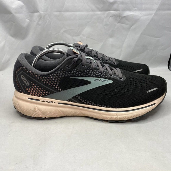 Brooks Shoes - Brooks Ghost 14 1203561B026 Black Running Shoes Sneakers Womens 11.5 B
